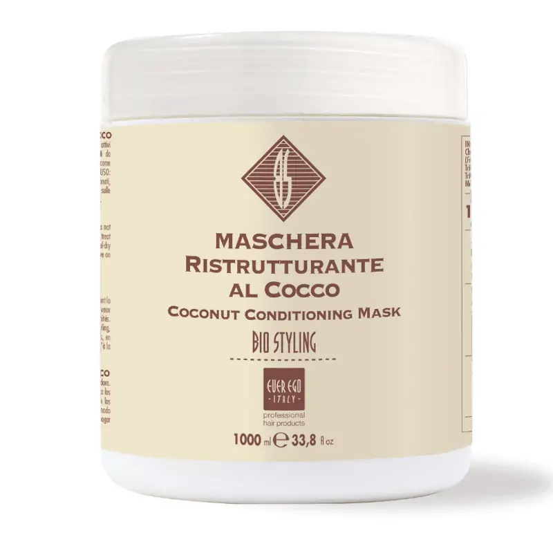 EVER EGO ITALY MASCHERA RISTRUTTURANTE AL COCCO COCONUT CONDITIONING MASK 1000 ML